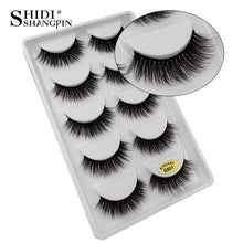 Load image into Gallery viewer, 1 kit eyelashes tweezers natural 3d mink lashes