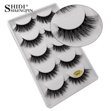 Load image into Gallery viewer, 1 kit eyelashes tweezers natural 3d mink lashes