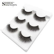Load image into Gallery viewer, New 3 pairs natural false eyelashes
