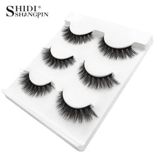 Load image into Gallery viewer, New 3 pairs natural false eyelashes