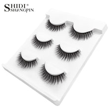 Load image into Gallery viewer, New 3 pairs natural false eyelashes