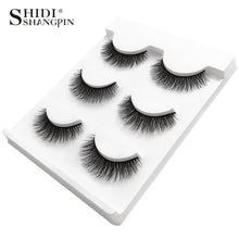 Load image into Gallery viewer, New 3 pairs natural false eyelashes