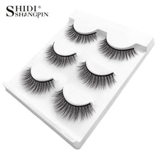 Load image into Gallery viewer, New 3 pairs natural false eyelashes