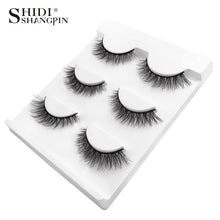 Load image into Gallery viewer, New 3 pairs natural false eyelashes