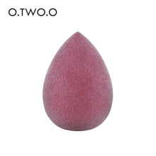 Load image into Gallery viewer, O.TWO.O Microfiber Velvet Sponge Red Wine Color Drop Cosmetic Puff Fluff Surface Make Up Tools
