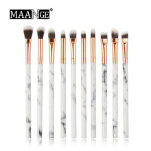 Load image into Gallery viewer, MAANGE 7/10pcs Marbling Makeup Brushes Set