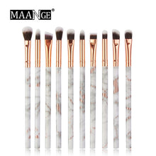 Load image into Gallery viewer, MAANGE 7/10pcs Marbling Makeup Brushes Set