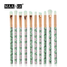 Load image into Gallery viewer, MAANGE 7/10pcs Marbling Makeup Brushes Set