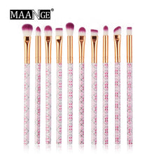 Load image into Gallery viewer, MAANGE 7/10pcs Marbling Makeup Brushes Set