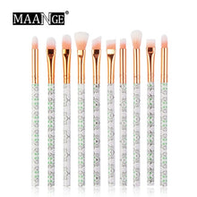 Load image into Gallery viewer, MAANGE 7/10pcs Marbling Makeup Brushes Set