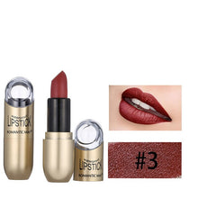 Load image into Gallery viewer, New matte gold tube waterproof lipstick