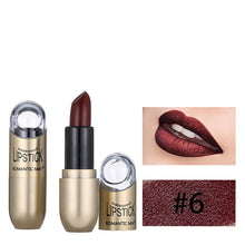 Load image into Gallery viewer, New matte gold tube waterproof lipstick
