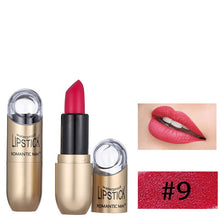 Load image into Gallery viewer, New matte gold tube waterproof lipstick