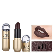 Load image into Gallery viewer, New matte gold tube waterproof lipstick