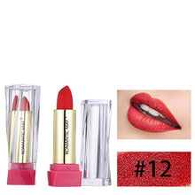 Load image into Gallery viewer, 12 color  big red matte lipstick velvet waterproof